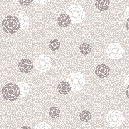 Fata de masa din airlaid 100 x 100 cm, Fleuri galben - Fato bej 