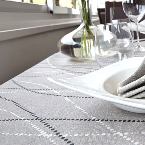 Fata de masa din airlaid 100 x 100 cm, Perle Dove-Grey - Fato gri