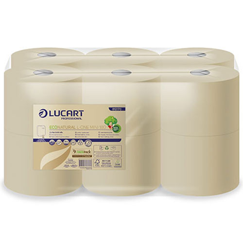 Hartie igienica rola compacta, EcoNatural L-One Mini 180 - Lucart