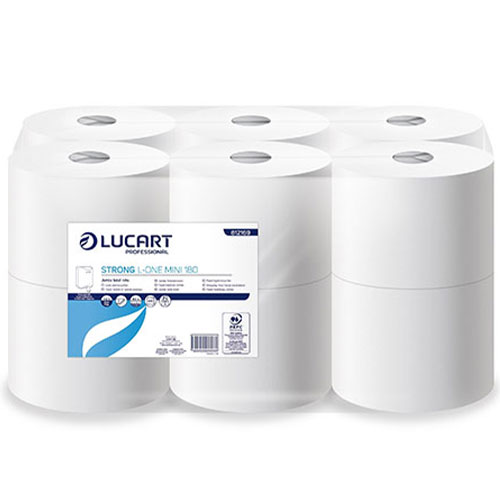 Hartie igienica rola compacta, Strong L-One Mini 180 - Lucart