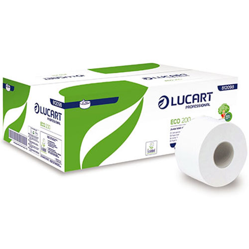 Hartie igienica rola mini jumbo, Eco 200 - Lucart