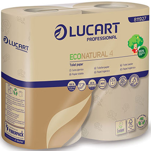 Hartie igienica rola standard, EcoNatural 4 - Lucart