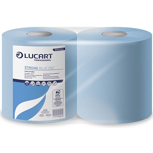 Lavete din hartie multifunctionale pe rola Strong Blue 252 - Lucart