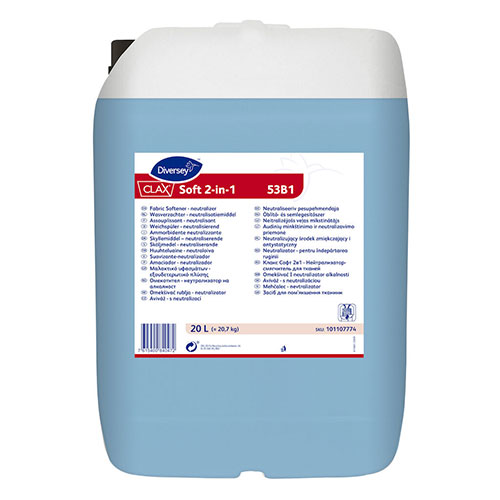 Neutralizator pH textile, Clax Soft 2in1 53B1, 20L - Diversey