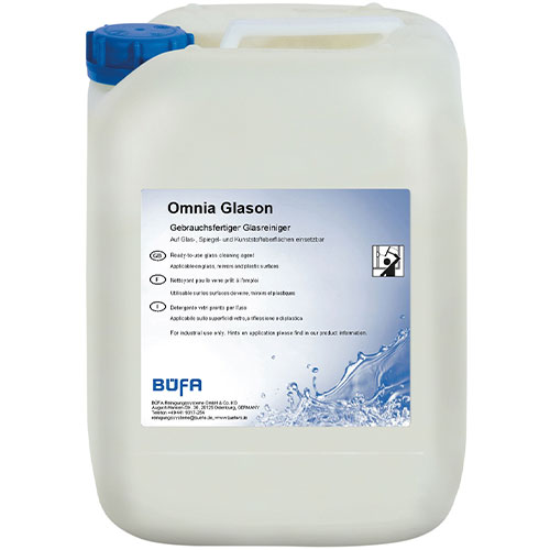 Omnia Glason - Detergent pentru geamuri si suprafete vitrate, 10L - Bufa