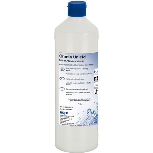 Omnia Unicid - Detergent universal pentru suprafete si pardoseli, 1L - Bufa