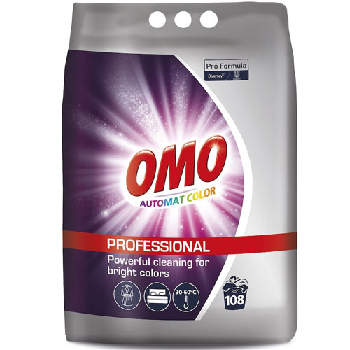 Omo Professional Automat Color - Detergent de baza pentru textile colorate, 7kg - Diversey