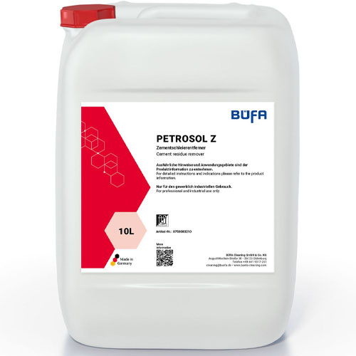 Petrosol Z - Solutie de indepartare a rezidurilor de ciment si rugina, 10L - Bufa