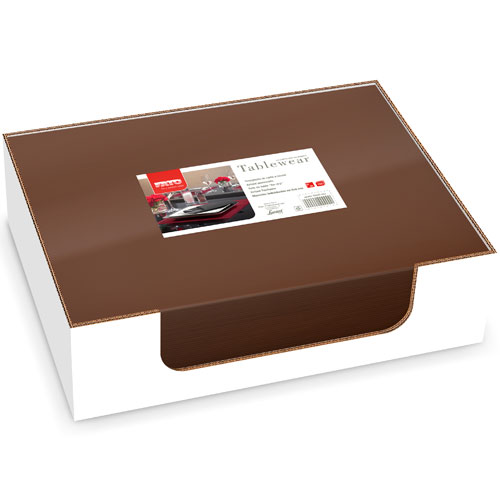 Placemat din airlaid 30x40 cm, Tablewear bordo - Fato maro-inchis 