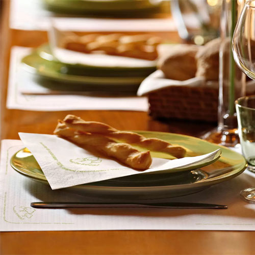 Placemat din hartie 30x40 cm, Green-Save the trees - Fato 