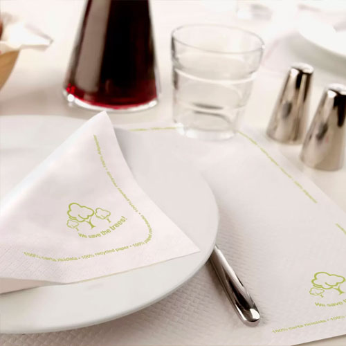 Placemat din hartie 30x40 cm, Green-Save the trees - Fato 
