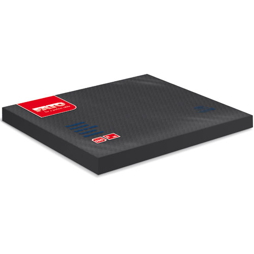 Placemat din hartie 30x40 cm, bordo - Fato negru 