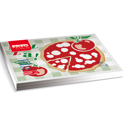 Placemat din hartie 30x40 cm, Pizzaebasta - Fato pizza e basta