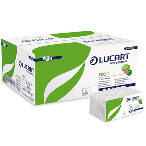 Prosoape de maini din hartie, pliate in C, Eco - Lucart