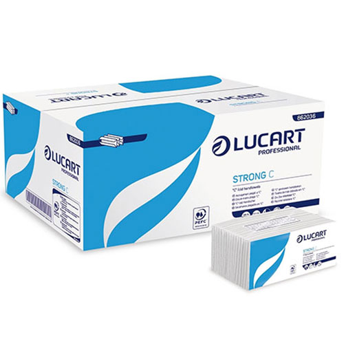 Prosoape de maini din hartie, pliate in C, Strong C - Lucart