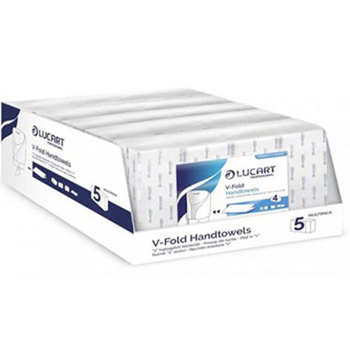 Prosoape de maini din hartie, pliate in V, Strong V4 - Lucart