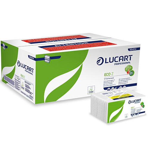 Prosoape de maini din hartie, pliate in Z, Eco Z - Lucart
