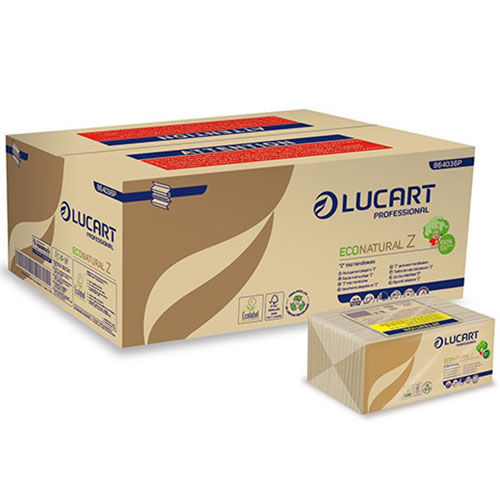 Prosoape de maini din hartie, pliate in Z, EcoNatural Z - Lucart