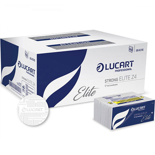 Prosoape de maini din hartie, pliate in Z, Strong Elite Z4 - Lucart