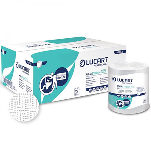 Prosoape de maini din hartie, rola autocut, Aquastream 155 - Lucart