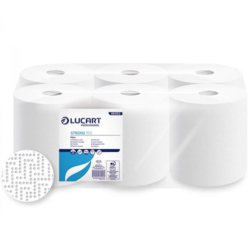 Prosoape de maini din hartie, rola autocut, Strong 150 - Lucart