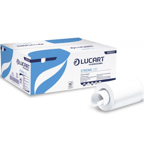 Prosoape de maini pe rola cu derulare centrala, Mini Strong 120 - Lucart