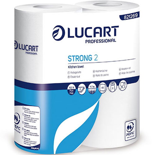Rola prosoape din hartie pentru bucatarie, Strong 2 - Lucart