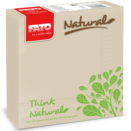 Servetele 33x33 cm 2 straturi, Natural Style - Fato