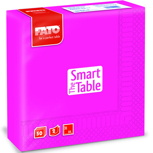 Servetele 33x33 cm 2 straturi, Smart Table - Fato fucsia 