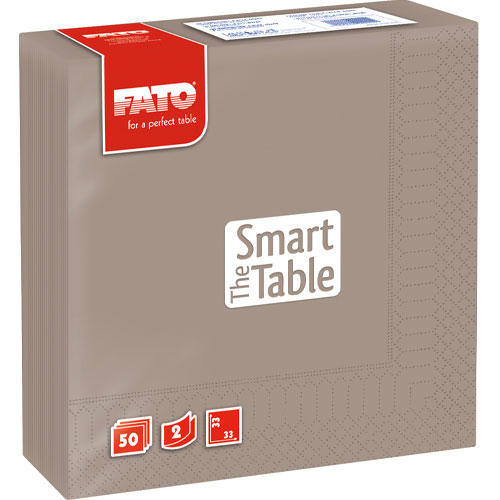 Servetele 33x33 cm 2 straturi, Smart Table - Fato gri inchis 