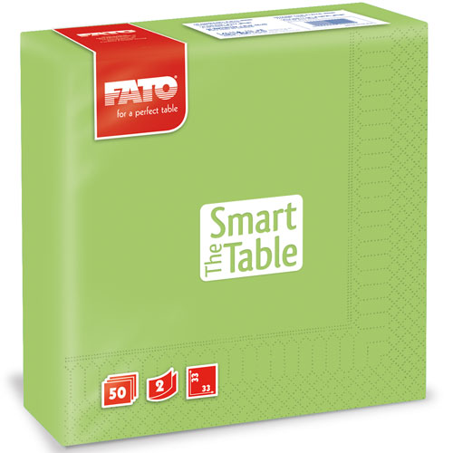 Servetele 33x33 cm 2 straturi, Smart Table - Fato verde 