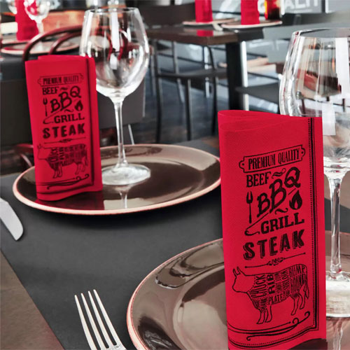 Servetele 38x38 cm 2 straturi, Star Steak House - Fato 
