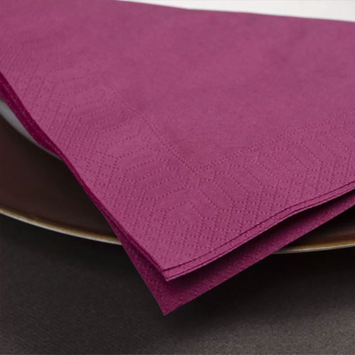Servetele 40x40 cm 3 straturi, Smart Table, bordo - Fato bordo