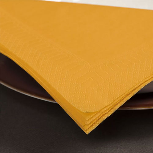 Servetele 40x40 cm 3 straturi, Smart Table, galbene - Fato