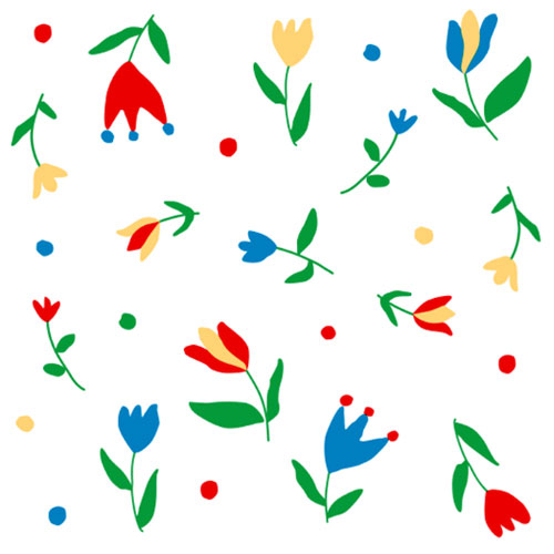 Servetele de masa 33 x 33 cm, Tulips - Fato