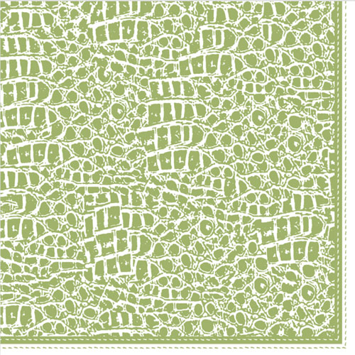 Servetele din airlaid 40 x 40 cm, Croc Skin - Fato