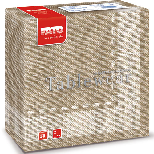 Servetele din airlaid 40x40 cm, Cachemire, lila - Fato maro 
