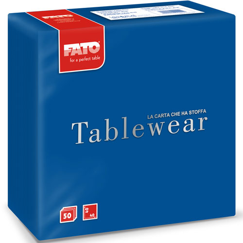 Servetele din airlaid 40x40 cm, Tablewear, Stone Grey - Fato albastru-inchis 