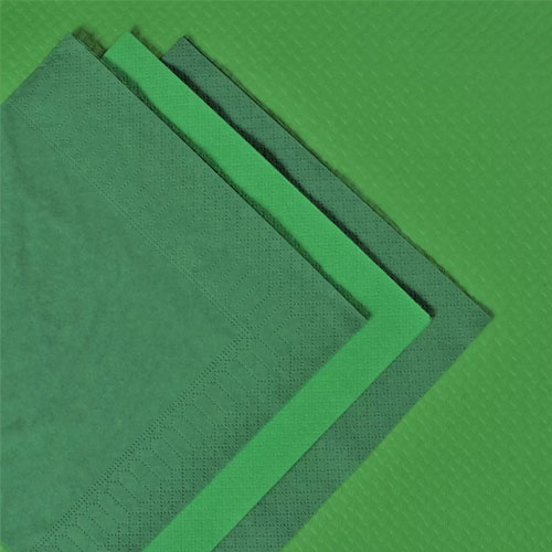 Servetele Smart Table 24x24 cm, 2 straturi, negre - Fato verde-smarald 