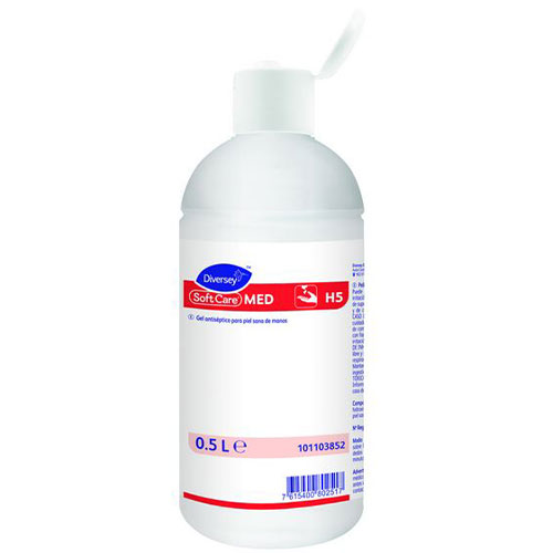 Soft Care MED H5 - Gel dezinfectant pentru maini pe baza de alcool, 500 ml - Diversey