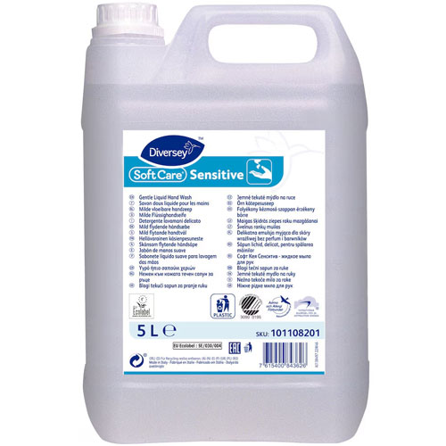 Soft Care Sensitive - Sapun lichid pentru maini, 5L - Diversey