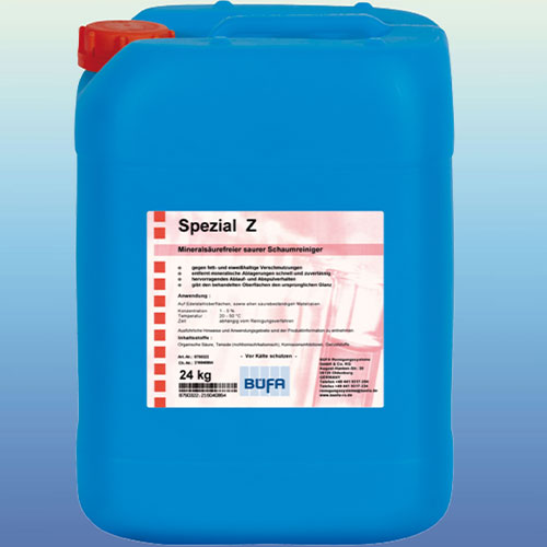 Spezial Z - Detergent spumant pe baza de acizi organici, 24kg - Bufa 
