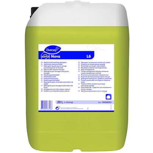Suma Nova L6 - Detergent lichid pentru spălarea automată, 20L - Diversey