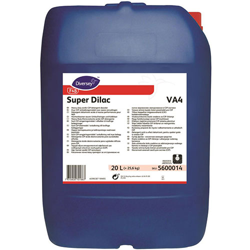 Super Dilac VA4 - Detergent detartrant acid cu spumare redusa, 20L - Diversey