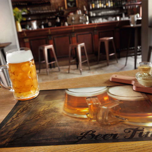 Suport farfurie (placemat) din hartie 30x40 cm, Beer Time - Fato 