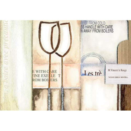 Suport farfurie (placemat) din hartie 30x40 cm, Bistrot - Fato