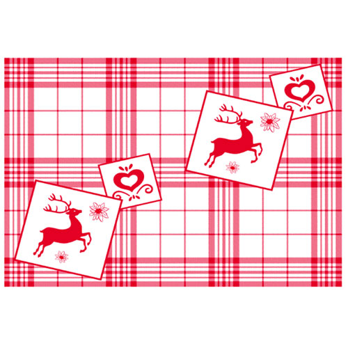 Suport farfurie (placemat) din hartie 30x40 cm, Edelweiss - Fato