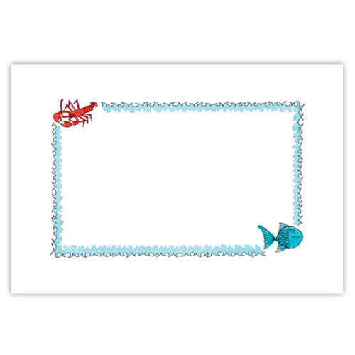 Suport farfurie (placemat) din hartie 30x40 cm, Pesciolini - Fato