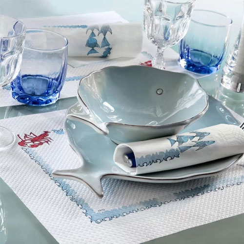 Suport farfurie (placemat) din hartie 30x40 cm, Pesciolini - Fato 