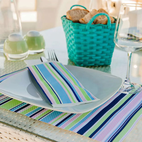 Suport farfurie (placemat) din hartie 30x40 cm, Rigoletto Blue - Fato